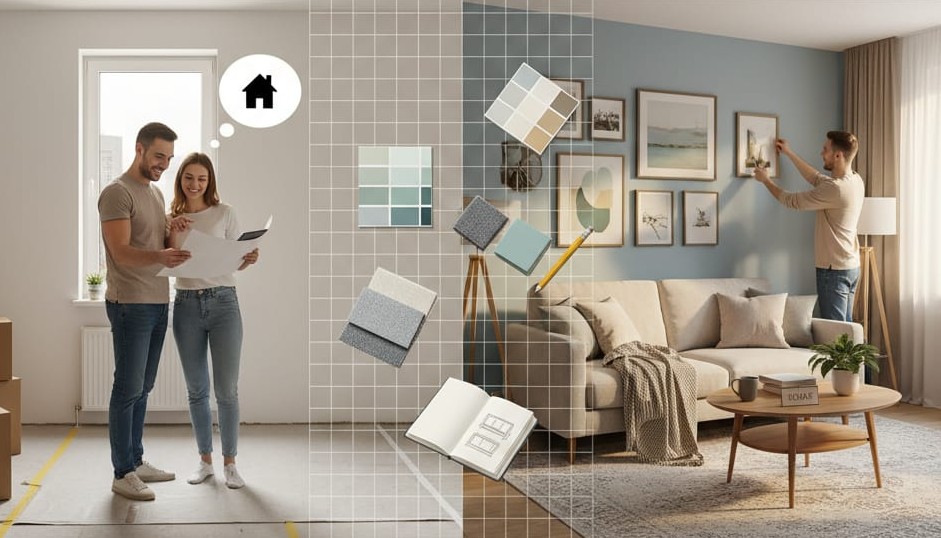 ბინის ყიდვიდან სახლად ქცევამდე: ინტერიერის დიზაინის პირველი ნაბიჯები